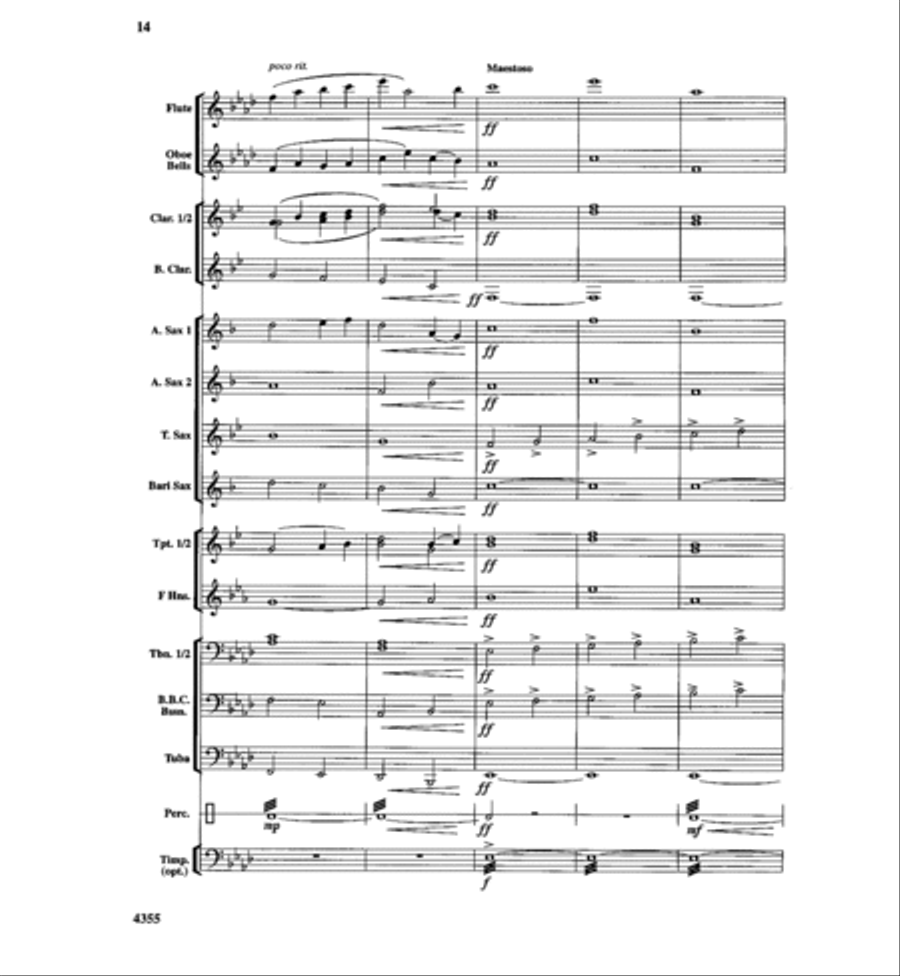 In the Shining of the Stars Concert Band scores gallery preview page 15