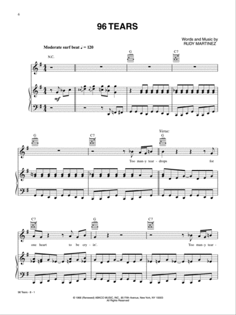 Greatest Hits -- The 1960s for Piano Piano, Vocal, Guitar scores gallery preview page 5