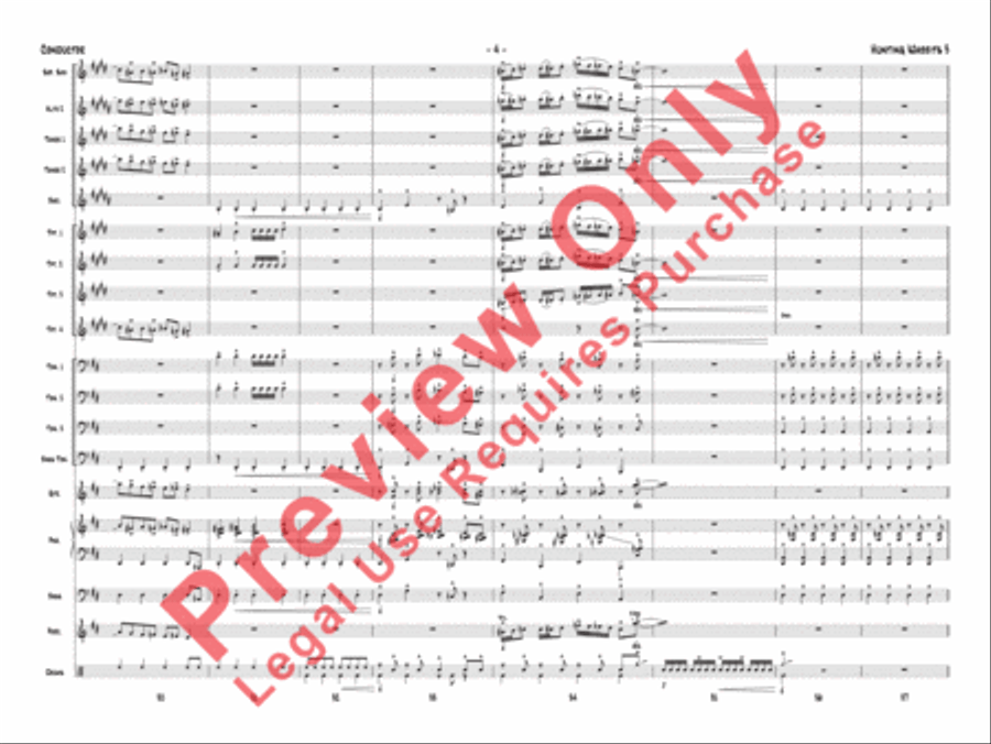 Hunting Wabbits 3 (Get Off My Lawn) Jazz Ensemble scores gallery preview page 7