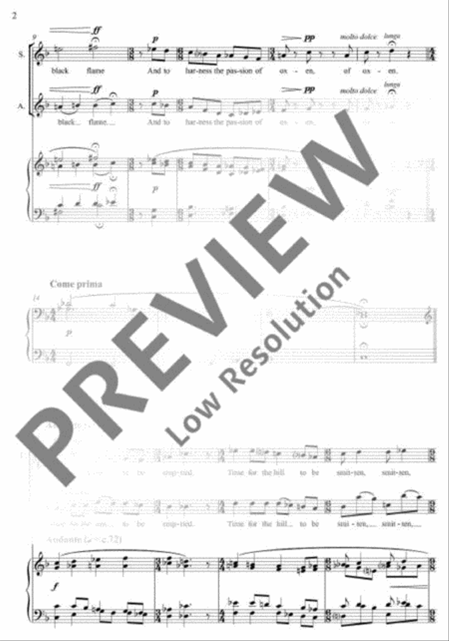 The Golden Solstice 4-Part scores gallery preview page 5