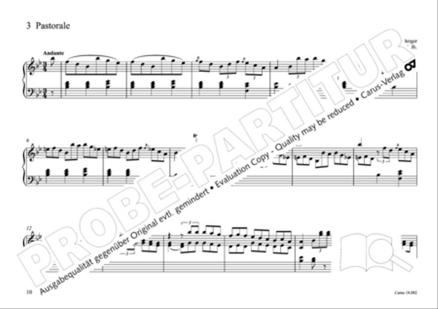 Pastoral music for organ, vol. 2: Germany, Bohemia, Austria, South Tyrol Organ Solo scores gallery preview page 11