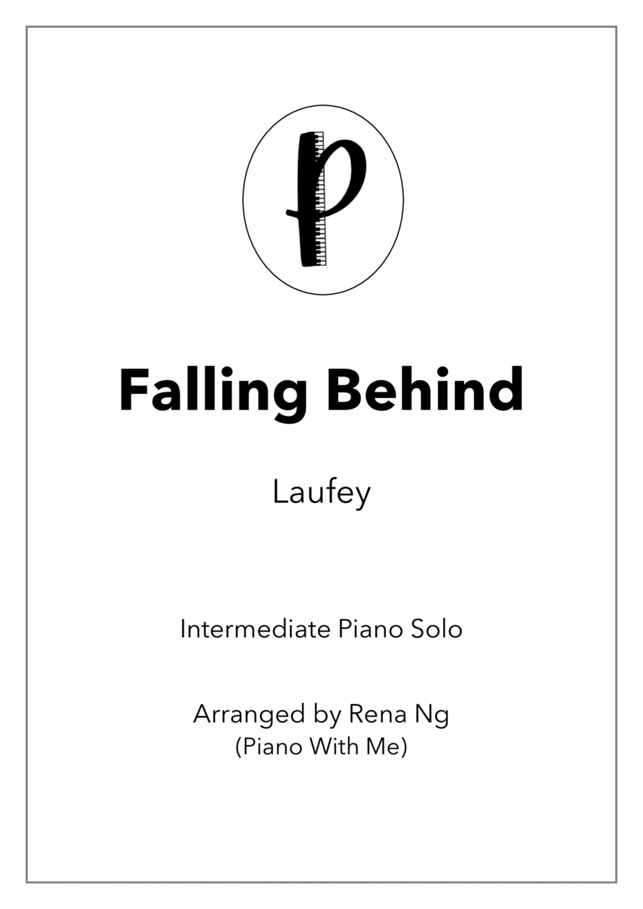 Falling Behind Piano Solo scores gallery preview page 1