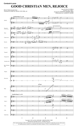 Good Christian Men, Rejoice (from A Symphony Of Carols) - Score