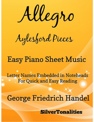 Book cover for Allegro Aylesford Pieces Easy Piano Sheet Music