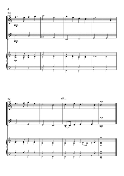 In the Bleak Midwinter (Flute, Tuba and Piano) - Beginner Level image number null