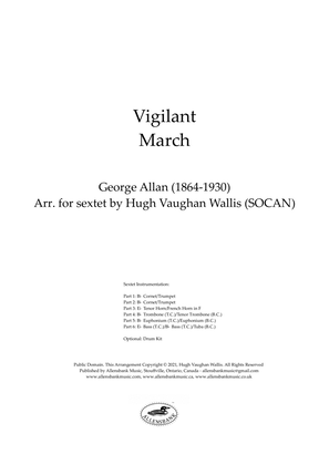 Vigilant - March by George Allan - arranged for brass sextet