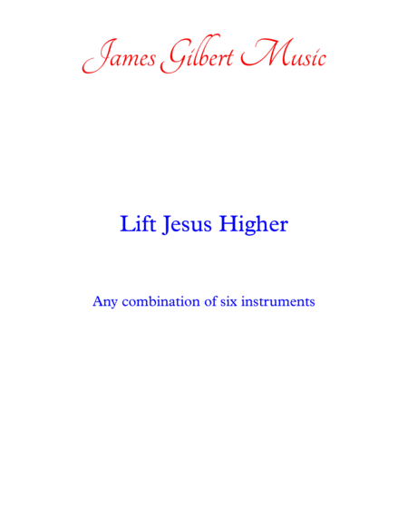 Lift Jesus Higher image number null