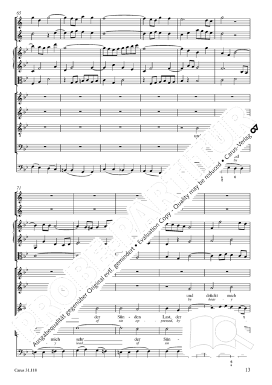O Jesus Christ, my life, my light 4-Part scores gallery preview page 10