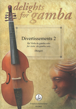 Book cover for Divertissements fur Viola da Gamba solo