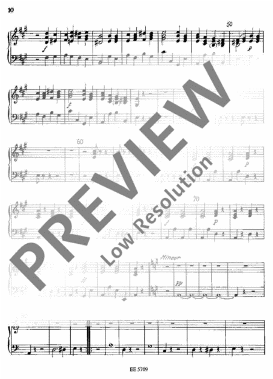 Sinfonia concertante A major Harpsichord scores gallery preview page 10