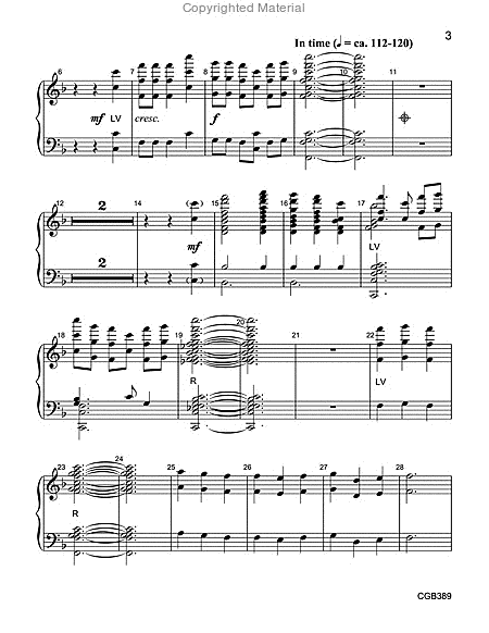 The Rock of Faith - Handbell Score image number null