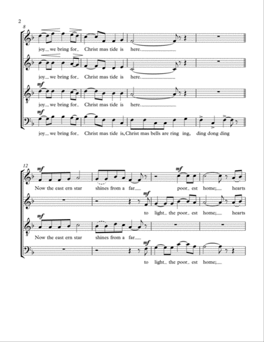 Christmastide Is Here Christmastide Is Here 4-Part scores gallery preview page 2