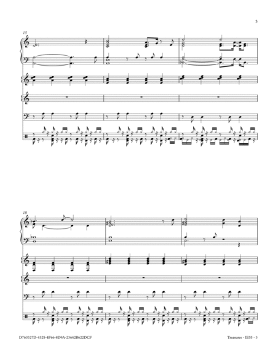 Treasures Small Ensemble scores gallery preview page 3