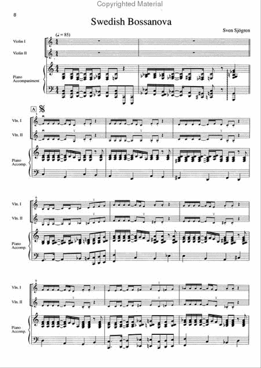Swedish Swing Violin scores gallery preview page 3
