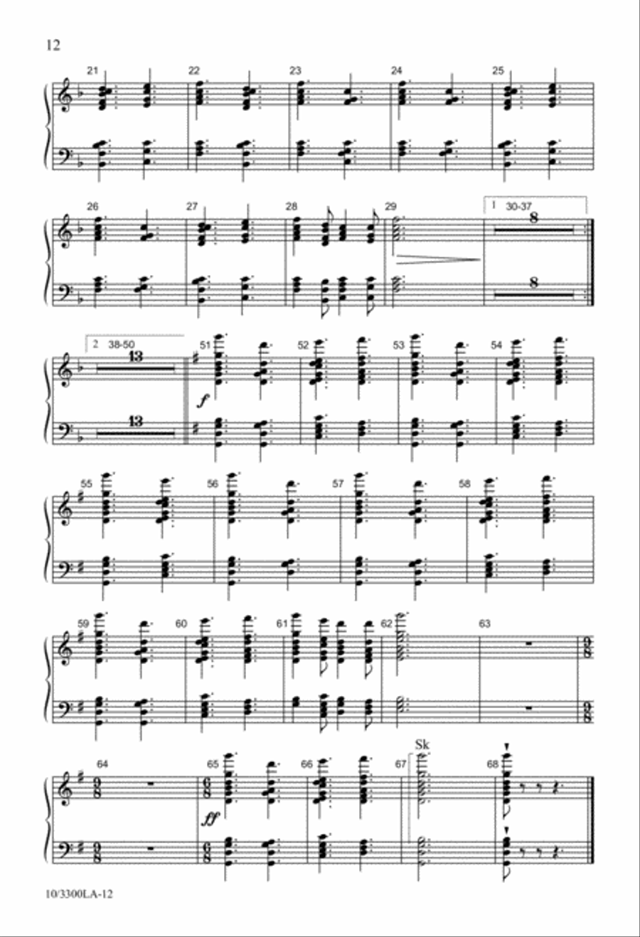 I Have Come 2-Part scores gallery preview page 13