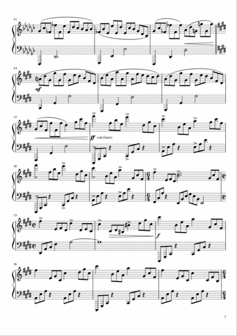 Legend №2 Piano Solo scores gallery preview page 3