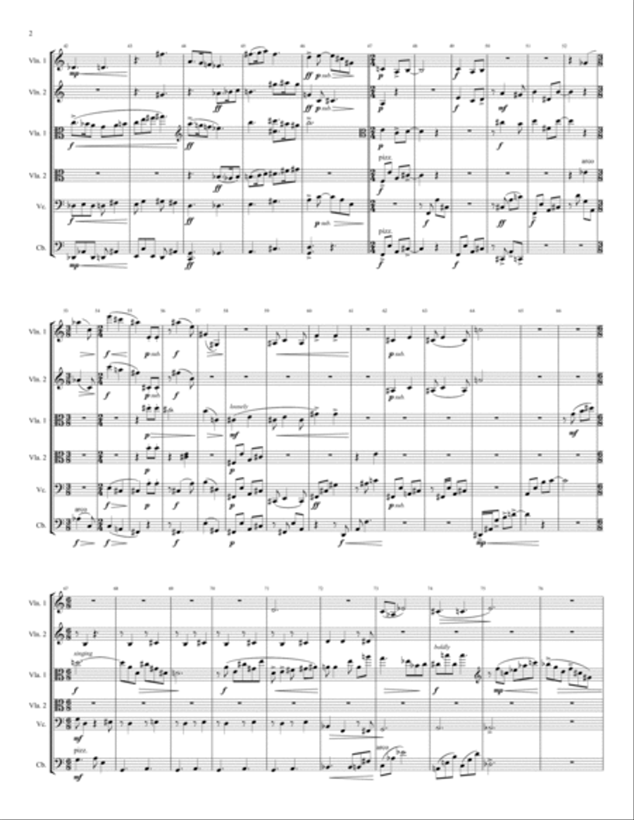 Primavera Primavera String Duet scores gallery preview page 2