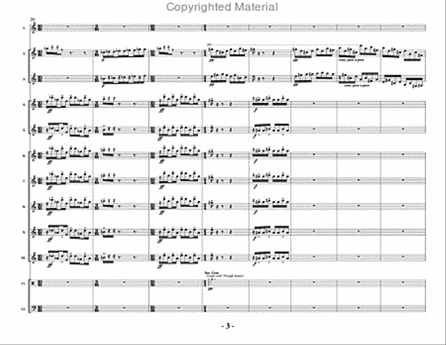 Houston Strokes Percussion Ensemble scores gallery preview page 4
