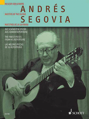 Book cover for Andres Segovia