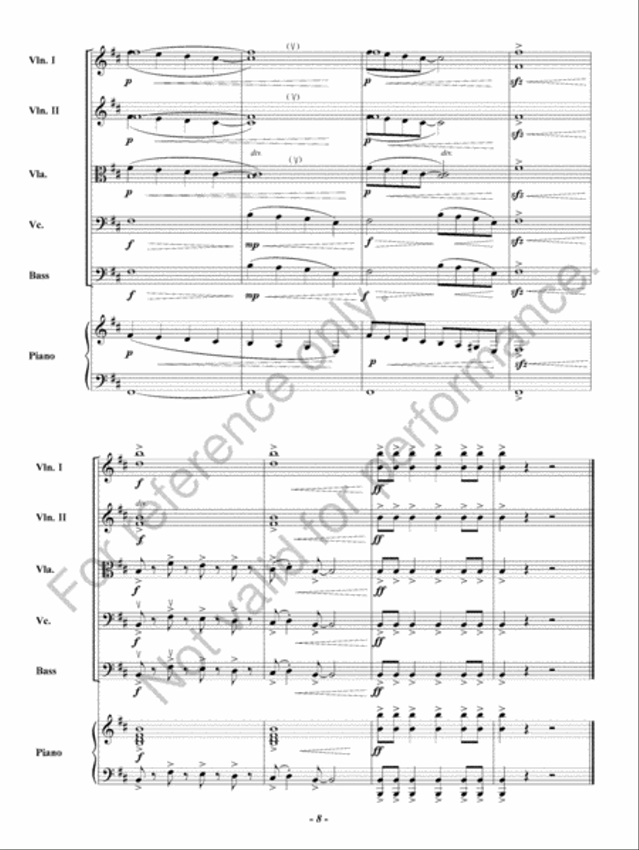 Ultimatum String Orchestra scores gallery preview page 8