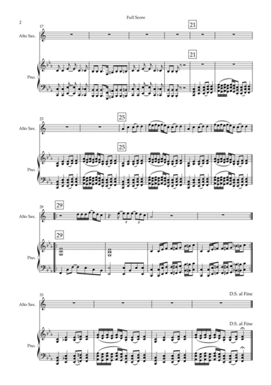 Iron Man Alto Saxophone scores gallery preview page 2