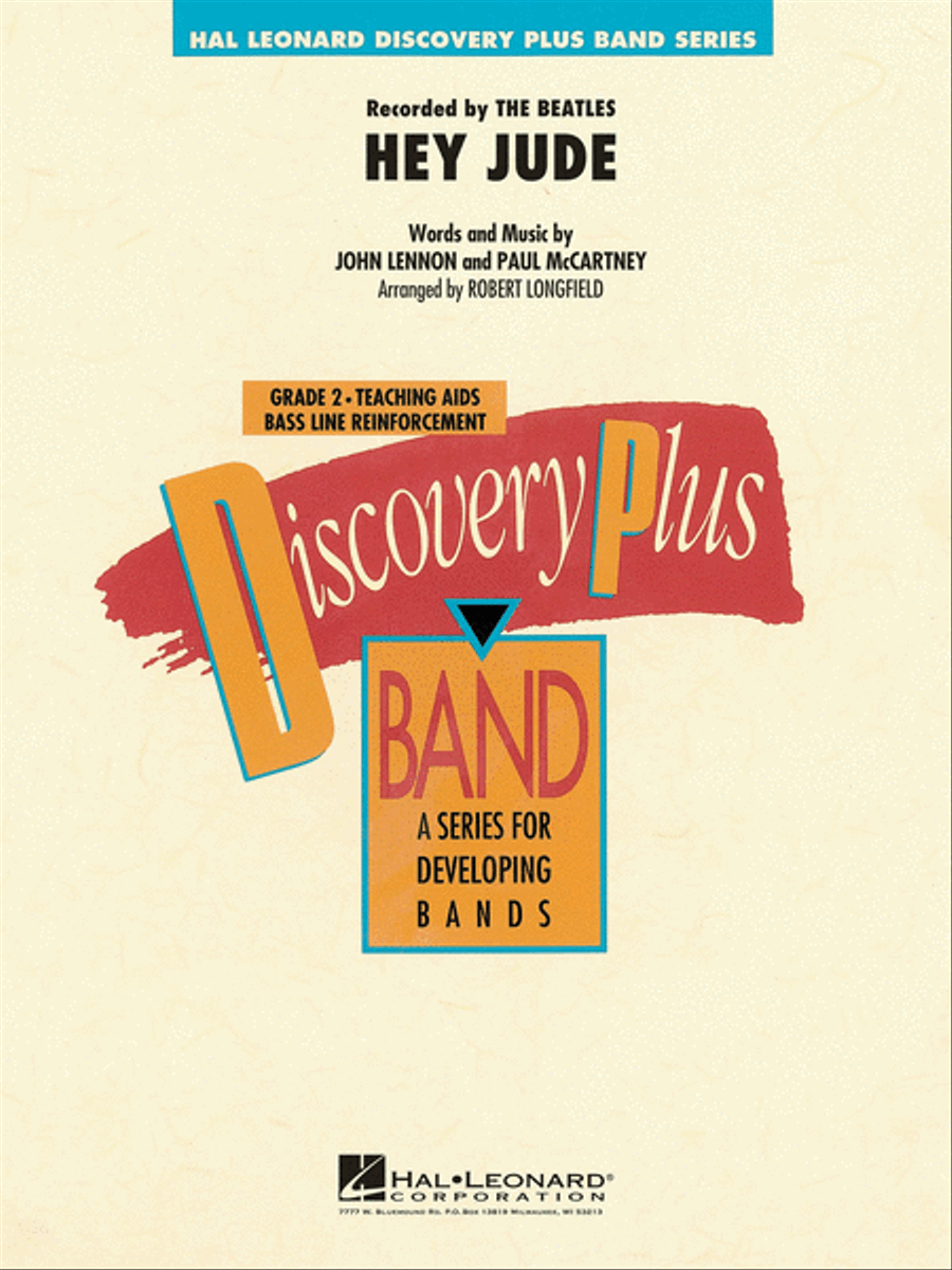 Hey Jude Hey Jude Concert Band scores gallery preview page 1