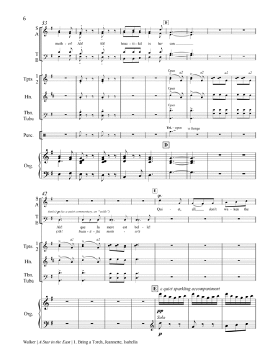 A Star in the East Choir scores gallery preview page 6