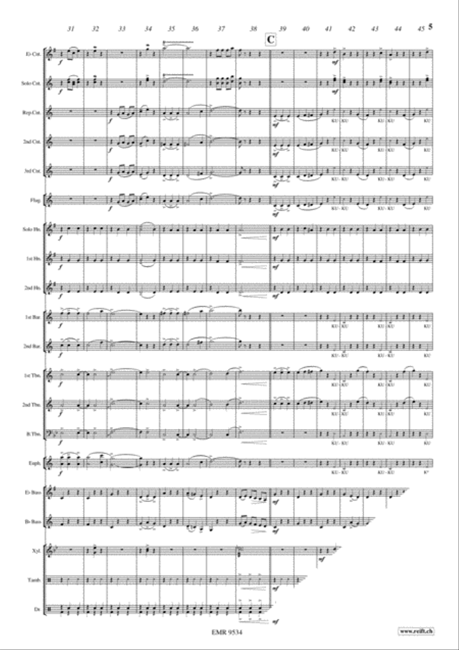 Der Kuckuck am Oktoberfest Brass Band scores gallery preview page 6
