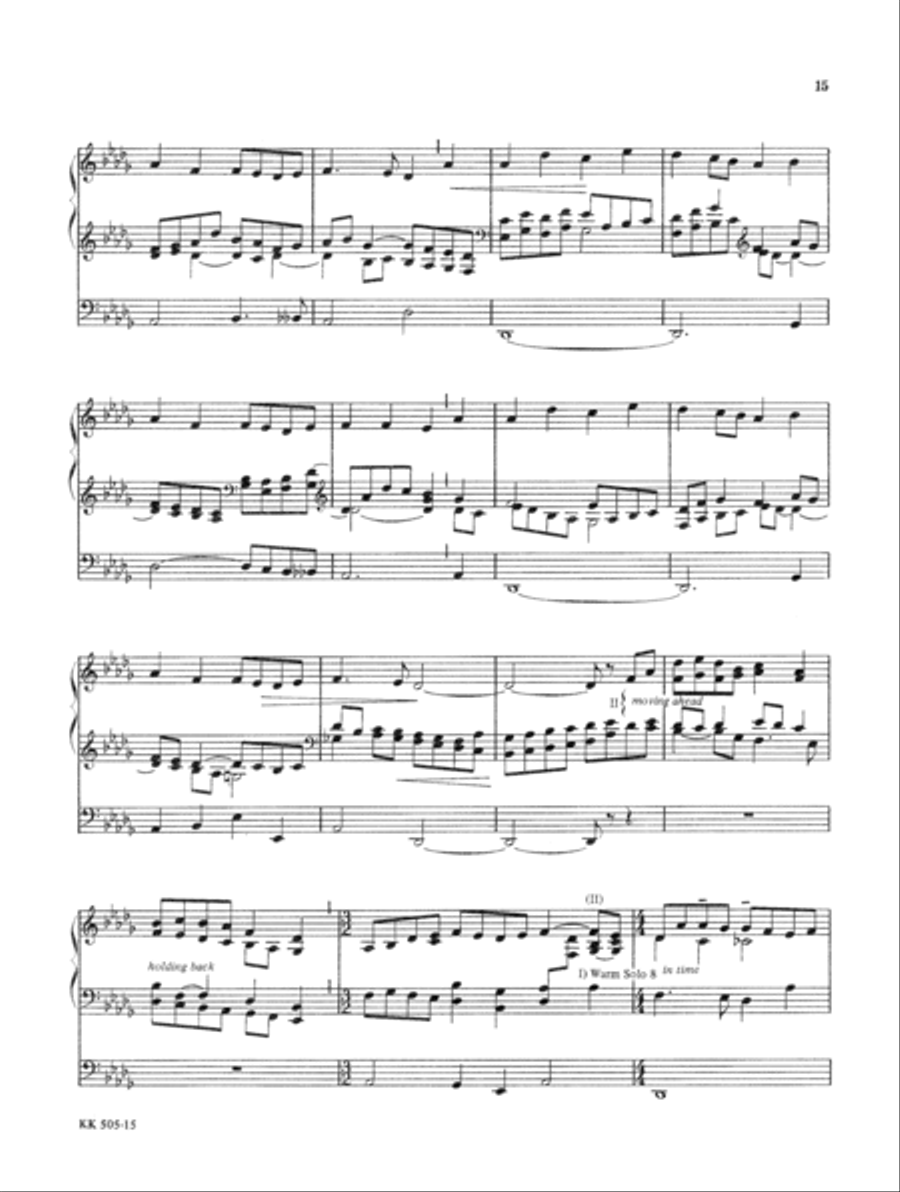 Softly and Tenderly Softly and Tenderly Organ Solo scores gallery preview page 10