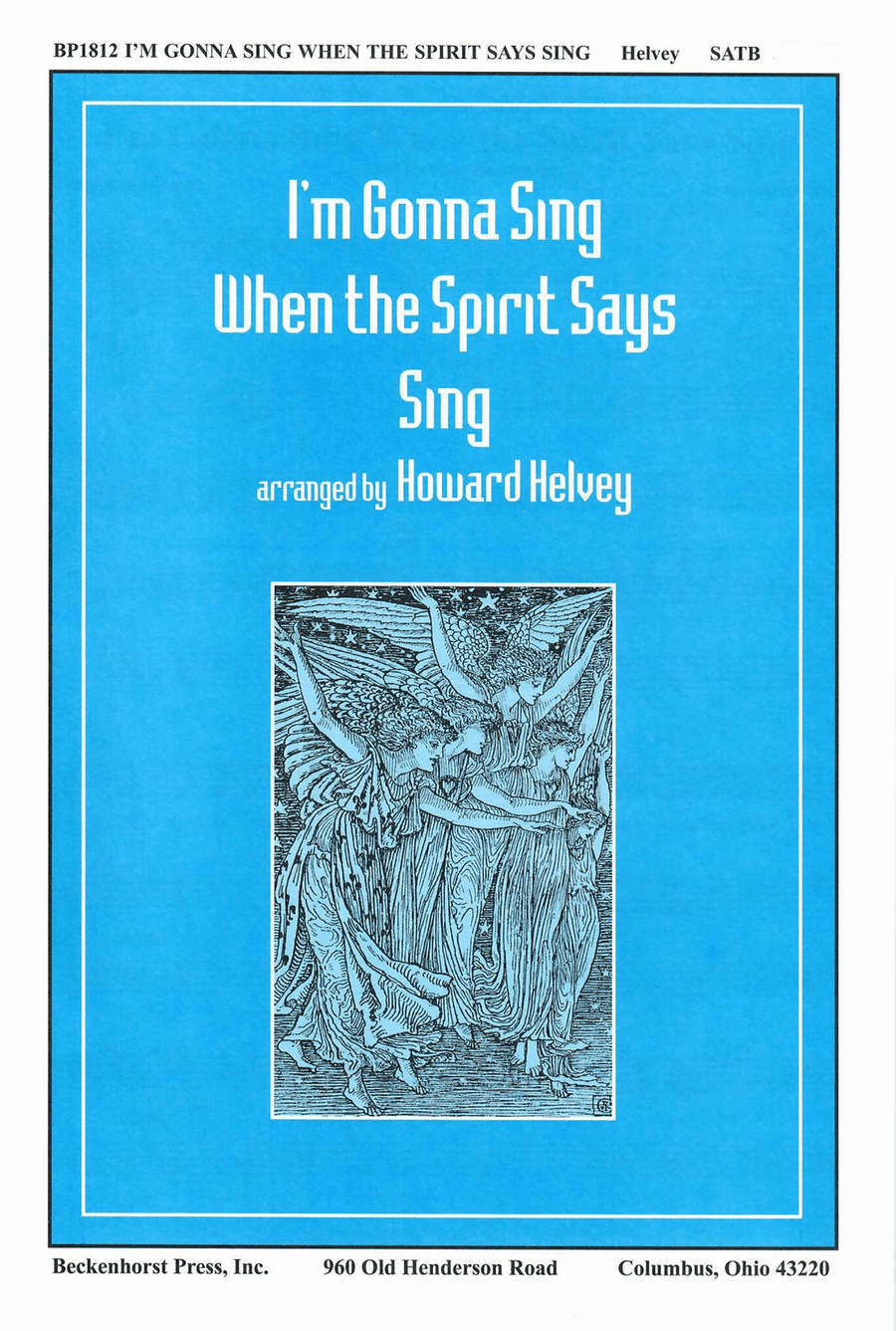 I'm Gonna Sing When the Spirit Says Sing (SATB) 4-Part scores gallery preview page 1