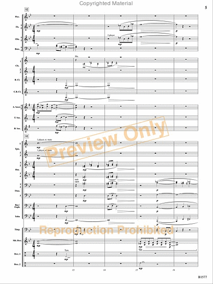 Evocatio Evocatio Concert Band scores gallery preview page 54