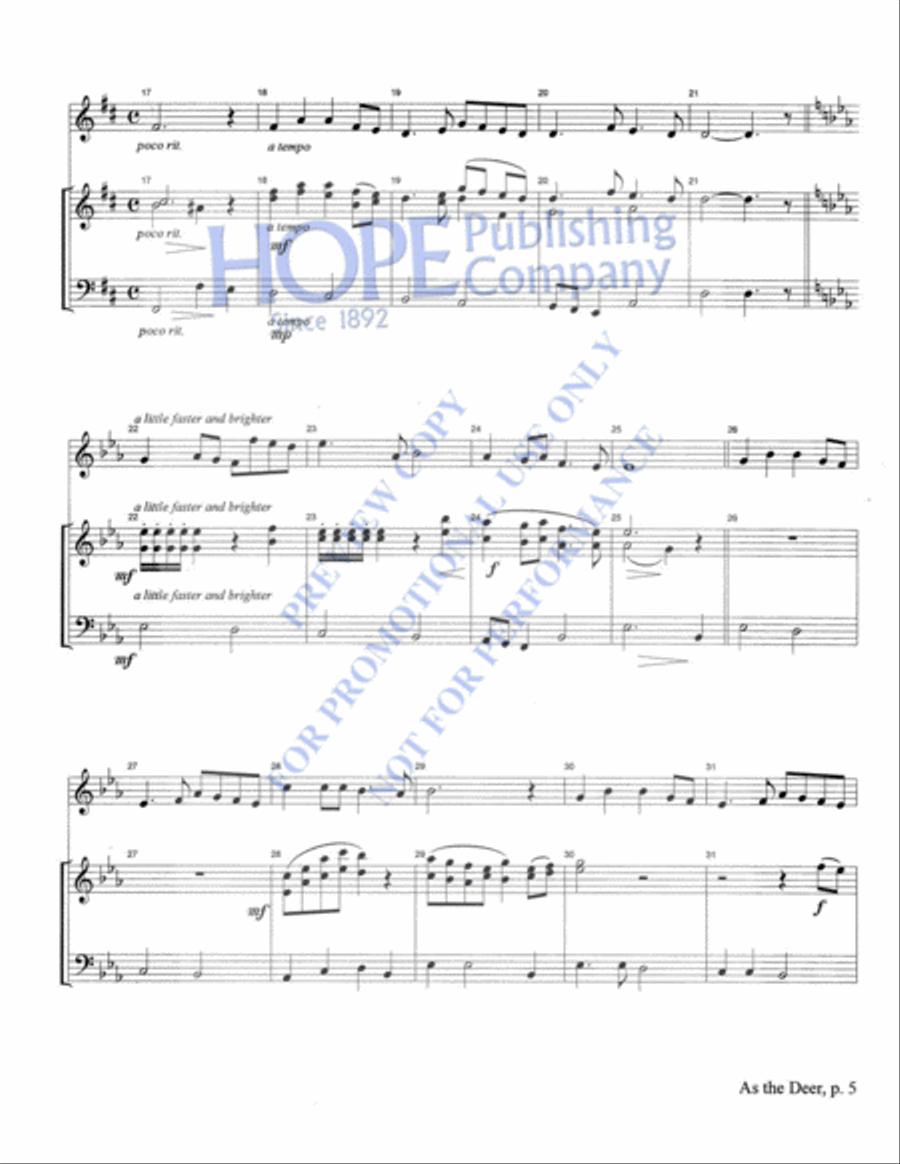Praise Him with Instruments Orchestra scores gallery preview page 8