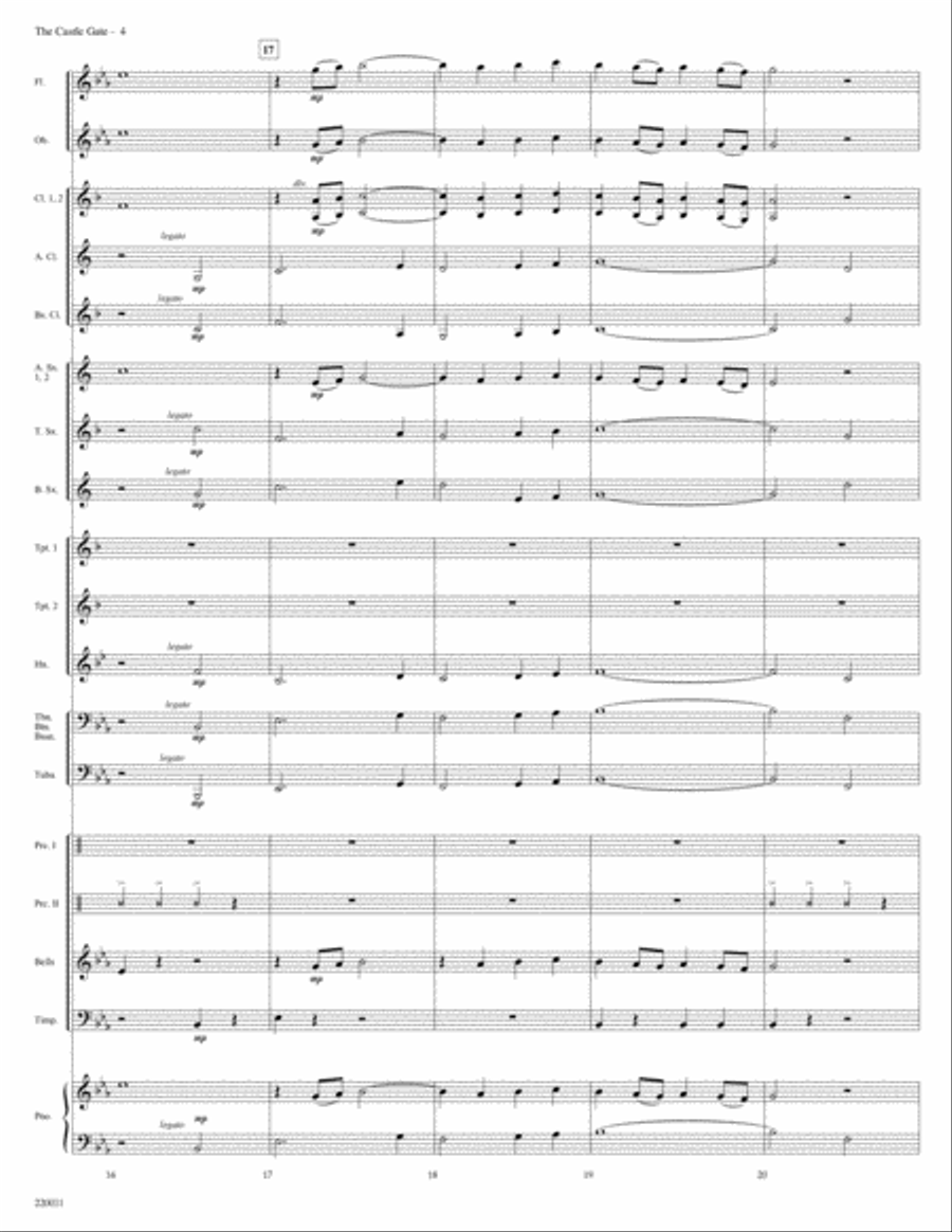The Castle Gate Concert Band scores gallery preview page 4
