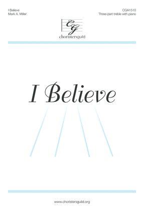 Book cover for I Believe (SSA)