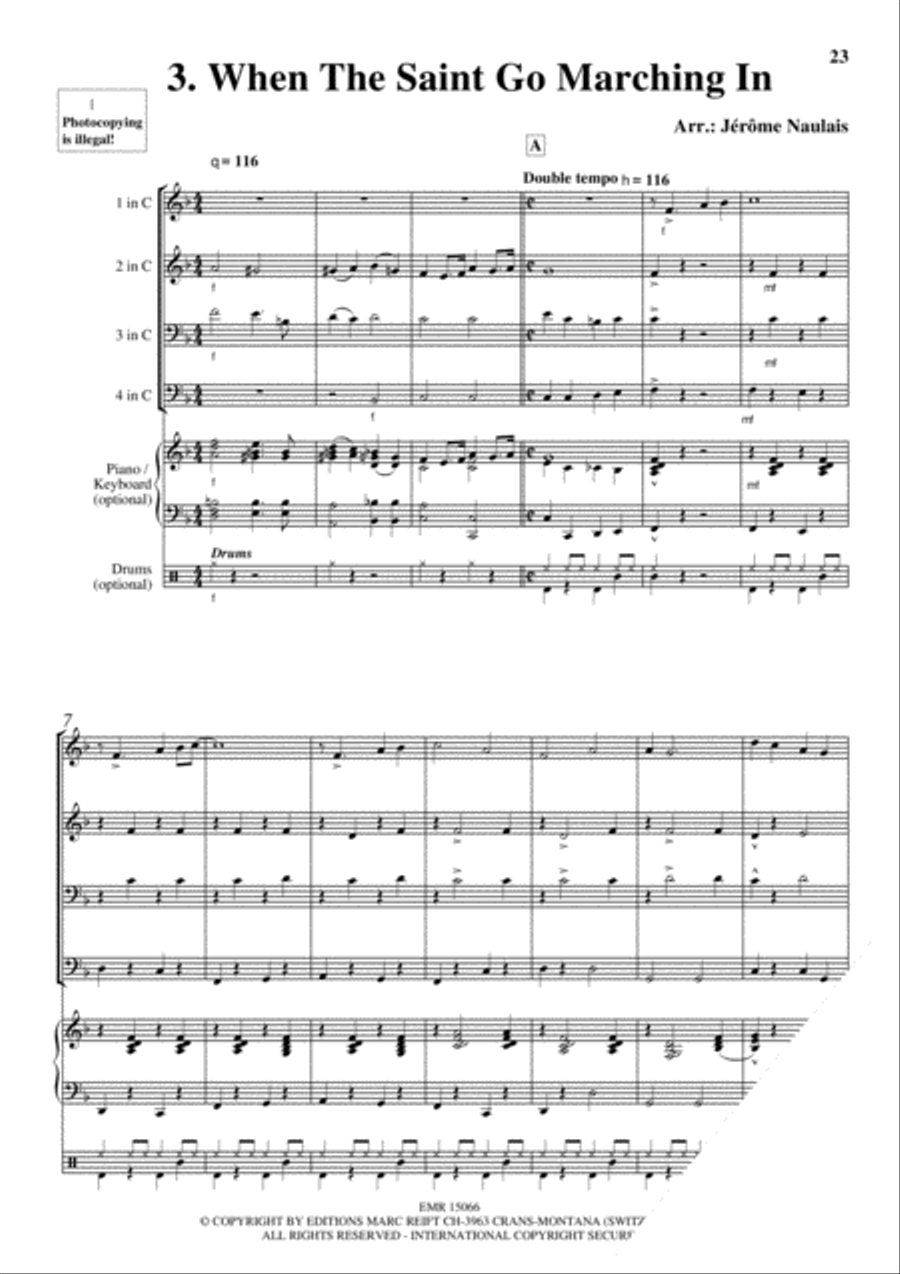 Brass Quartets Vol. 9 Brass Ensemble scores gallery preview page 5