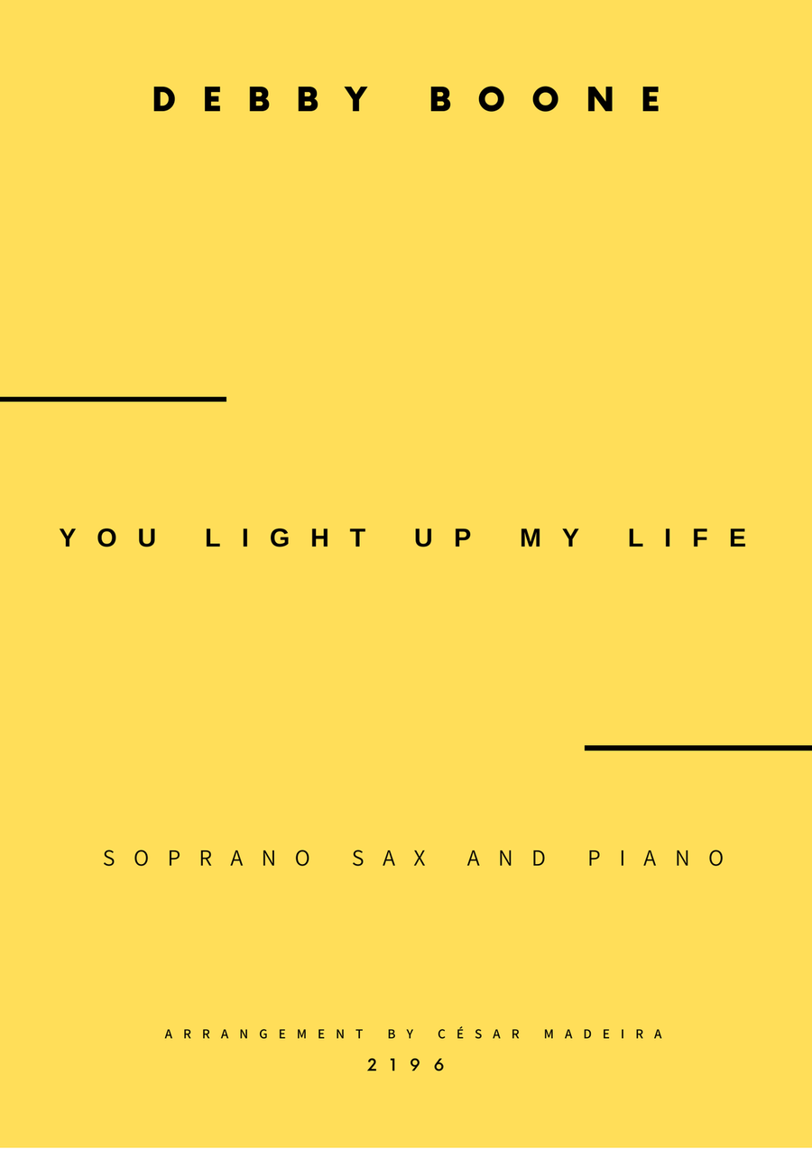 You Light Up My Life You Light Up My Life Soprano Saxophone scores gallery preview page 1