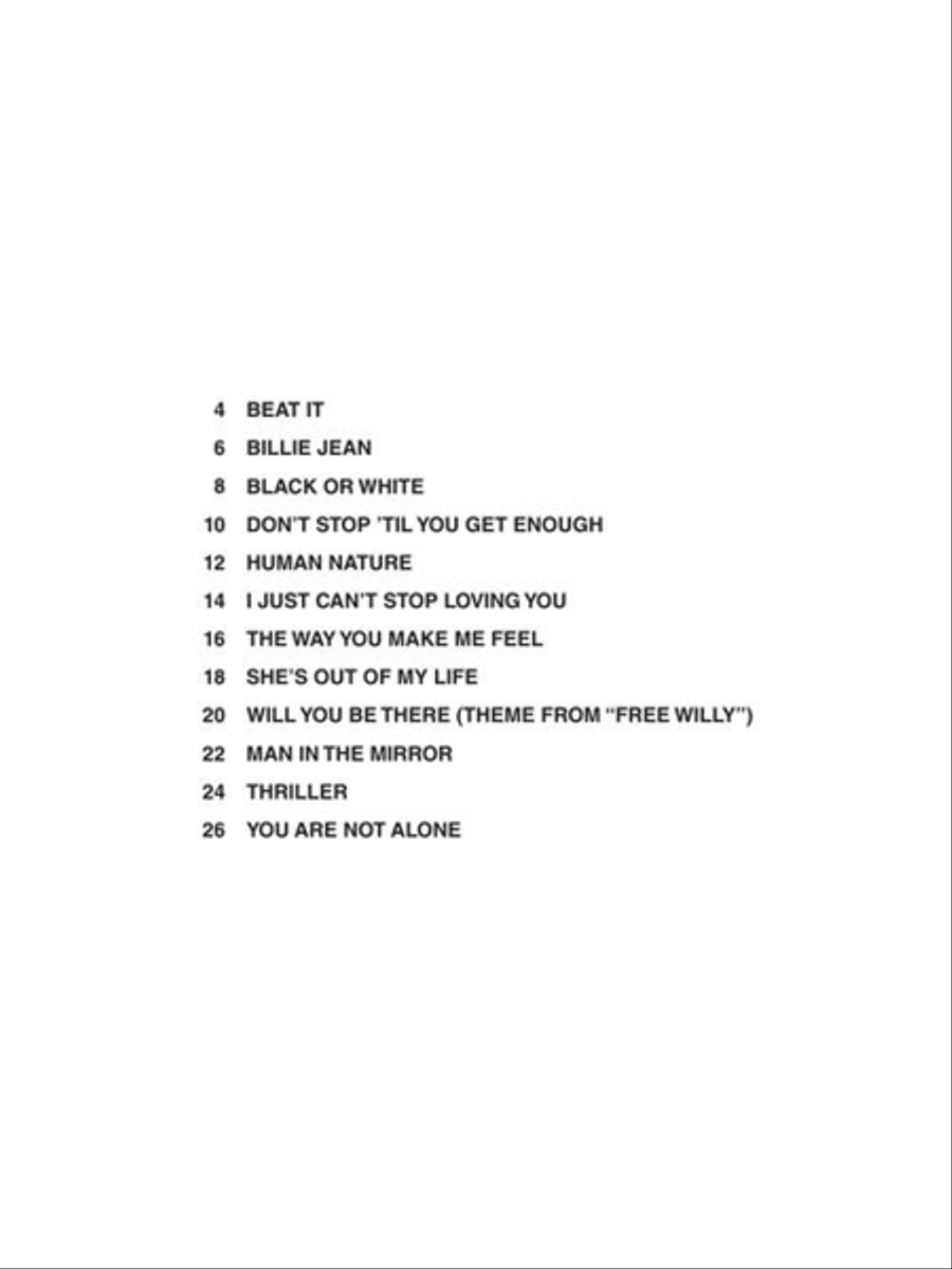 Michael Jackson – Instrumental Solos Tenor Saxophone scores gallery preview page 3