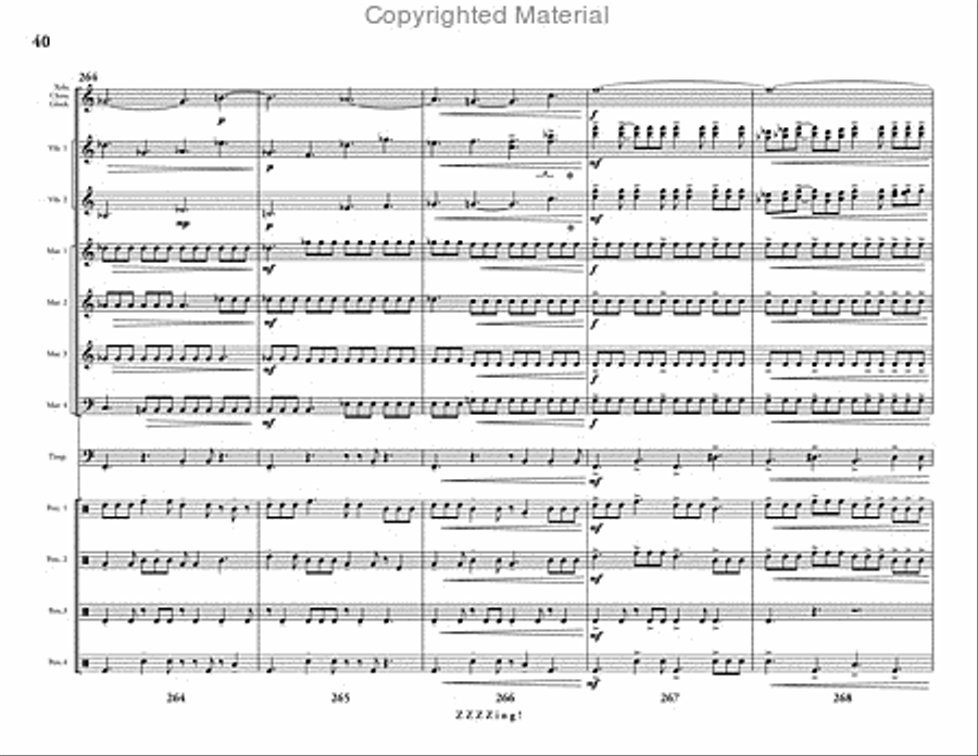 ZZZZing! Percussion Ensemble scores gallery preview page 41
