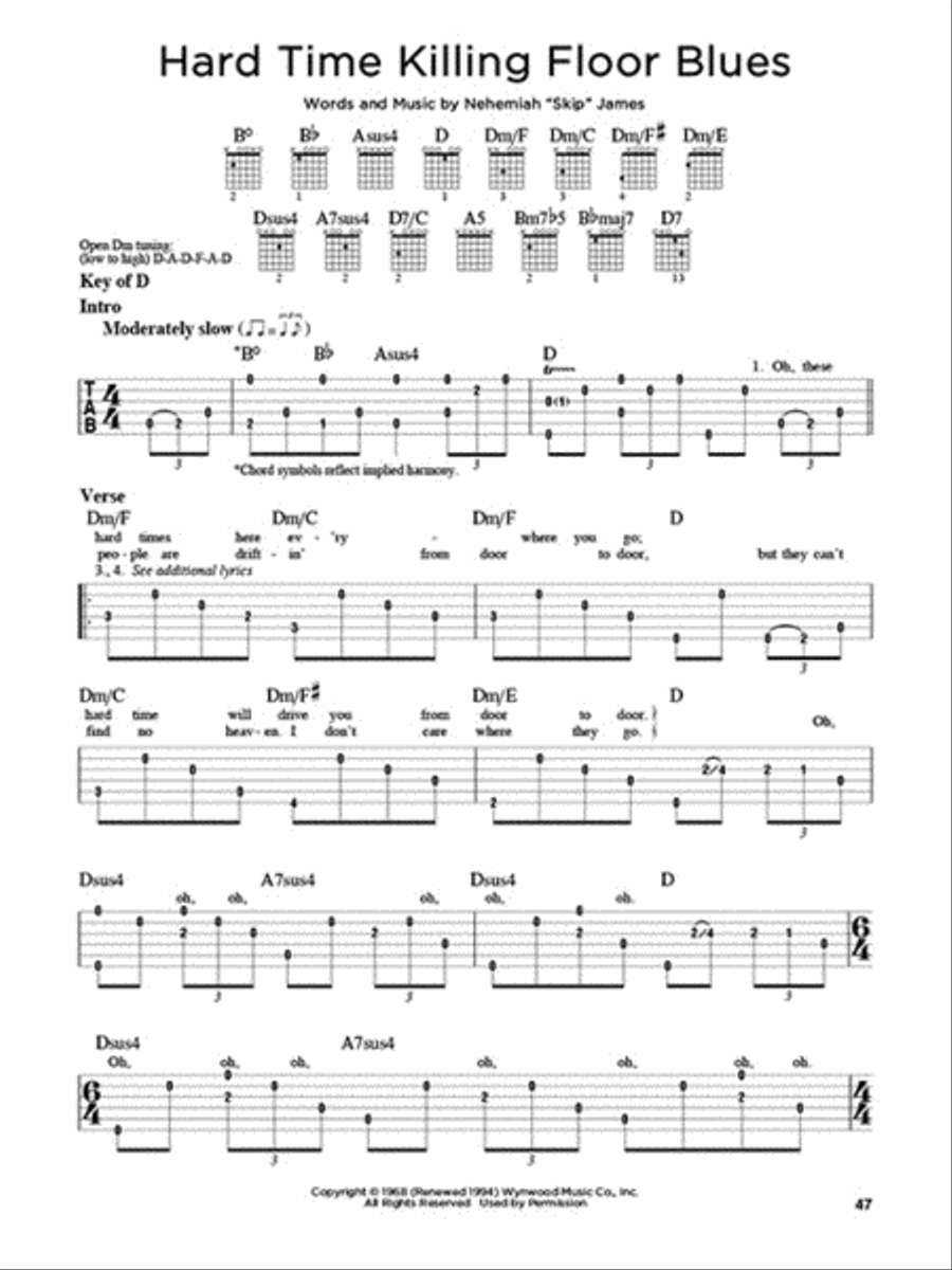First 50 Songs You Should Fingerpick on Guitar Electric Guitar scores gallery preview page 5