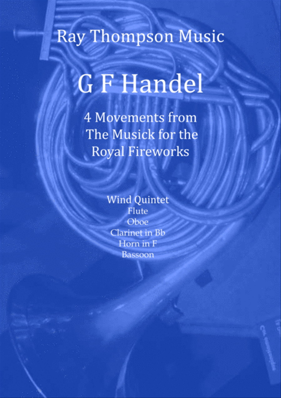 Handel: 4 Movements from "The Musick for The Royal Fireworks" - wind quintet image number null