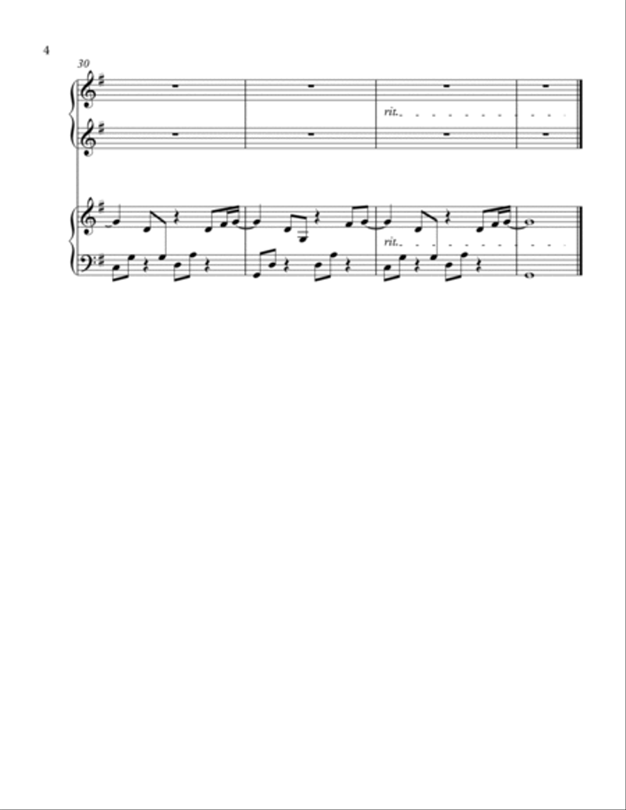 When You Say Nothing At All 1 Piano, 4-Hands scores gallery preview page 4