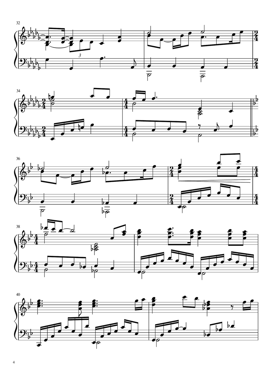I See You (theme From Avatar) Piano Solo scores gallery preview page 4