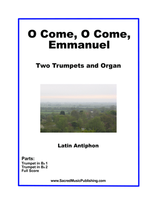 Book cover for O Come O Come Emmanuel - Two Trumpets and Organ