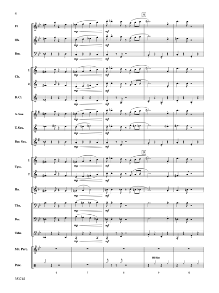 At the Ragtime Ball At the Ragtime Ball Concert Band scores gallery preview page 3