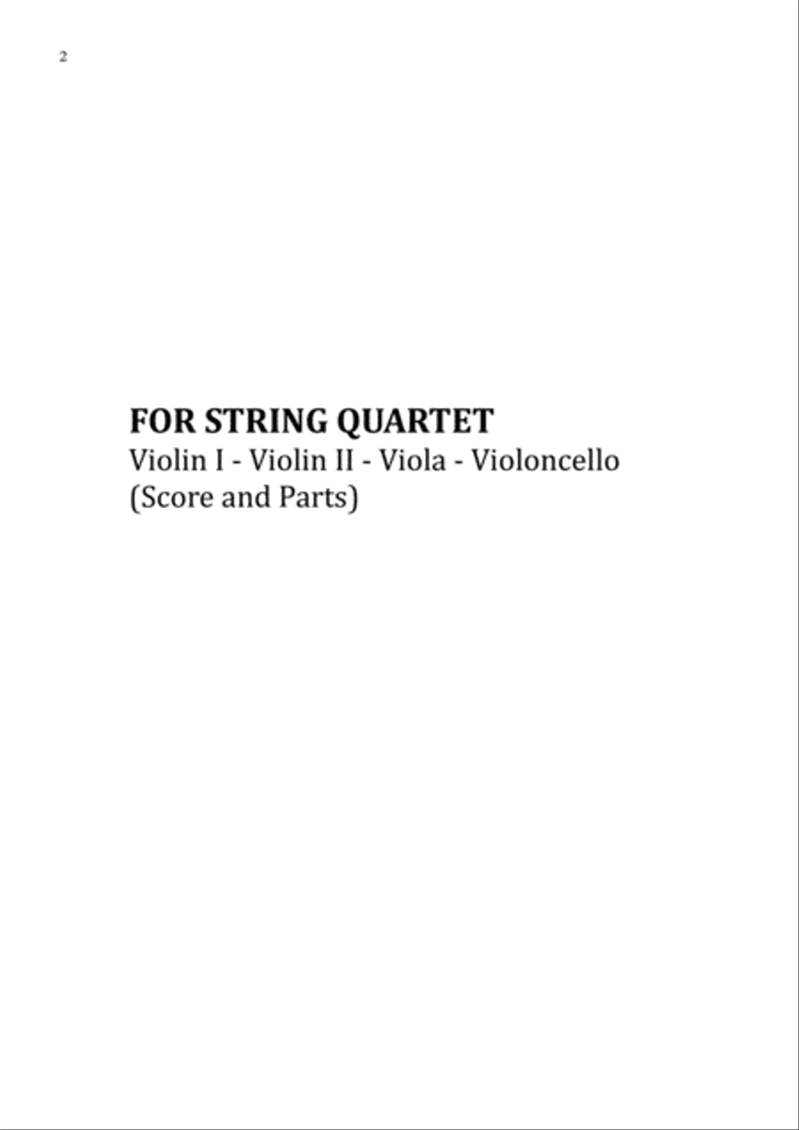 All Of Me String Quartet scores gallery preview page 2