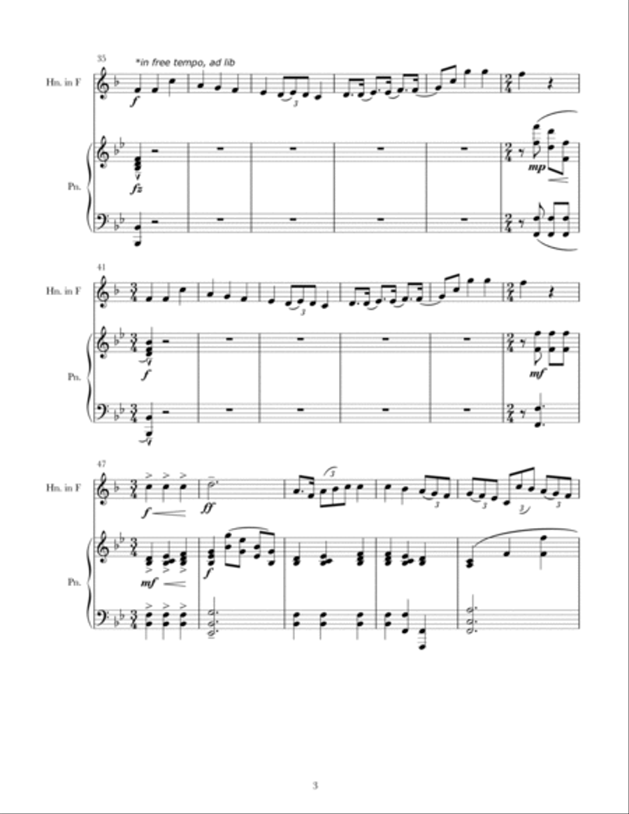 Praise to the Lord Brass Duet scores gallery preview page 3