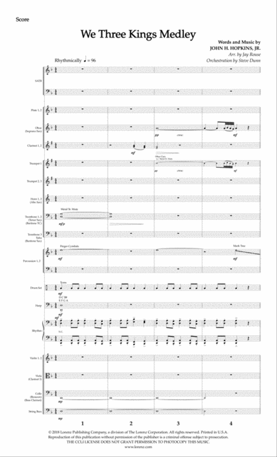 Behold, a Savior! - CD with Printable Parts Choir scores gallery preview page 18