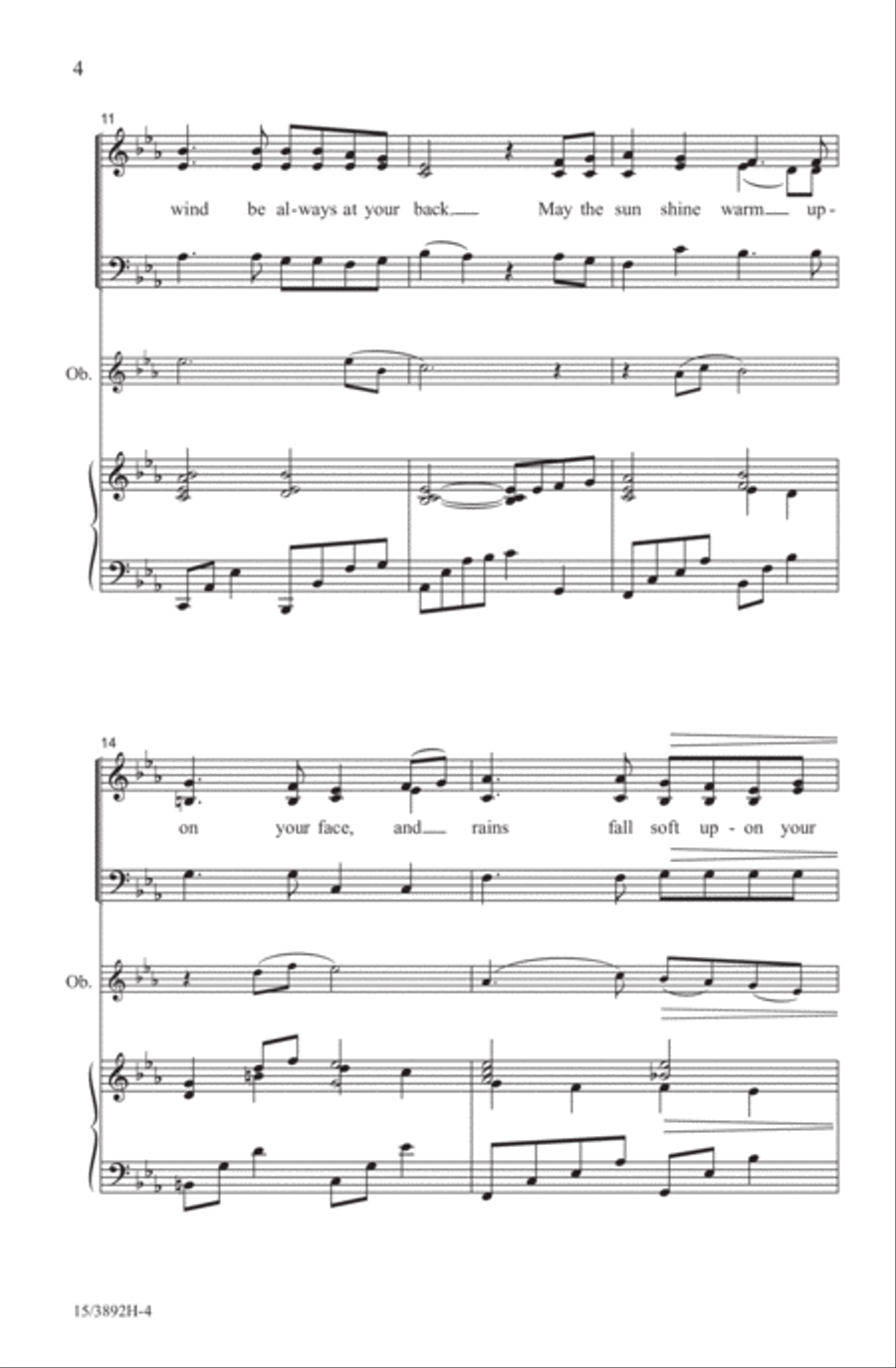 May the Road Rise to Meet You 3-Part scores gallery preview page 4