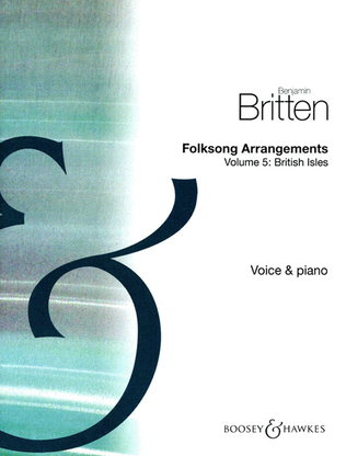 Book cover for Folksong Arrangements - Volume 5: British Isles