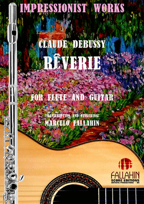 Book cover for RÊVERIE - CLAUDE DEBUSSY - FOR FLUTE AND GUITAR